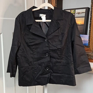 Studio works black jacket size large